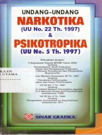Undang-undang (UU N0 22 th. 1997)dan Narkotika(UU No. 5th.1997)