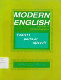 Image of Modern English exercise for non-native speakers: Exercises for non-native speakers (Part I parts of speech)