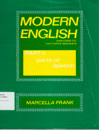 Image of Modern English exercise for non-native speakers: Exercises for non-native speakers (Part II parts of speeh)