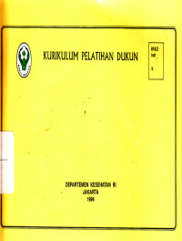 Kurikulum pelatihan dukun