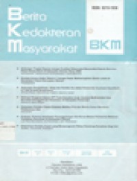 Berita Kedokteran Masyarakat Vol 25 No 01 Maret 2009