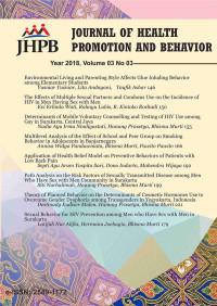 Journal of Health Promotion and Behavior vol 3 no.3 (2018)