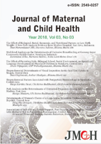 Image of Journal of Maternal and Child Health vol.3 no. 4 (2018)