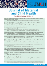 Image of Journal of Maternal and Child Health vol.5 no. 2 (2020)