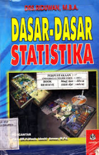 Image of DASAR-DASAR STATISTIKA