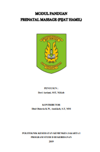 EBOOK E-BOOK MODUL PANDUAN PRENATAL MASSAGE