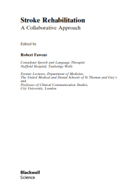 Ebook e-book Stroke Rehabilitation: A Collaborative Approach