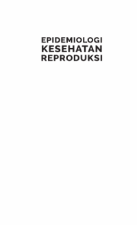 EBOOK EPIDEMIOLOGI KESEHATAN REPRODUKSI
