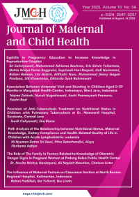 Image of Journal of Maternal and Child Health JMCH Vol. 10 No. 4 (2025)