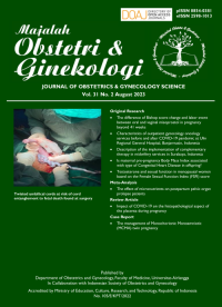 Image of Majalah Obstetri dan Ginekologi MOG Vol 31 No 2 2023