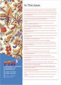 Image of Physical Therapy Journal of Indonesia Vol 4 No 2 2023