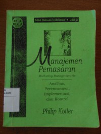 Manajemen Pemasaran