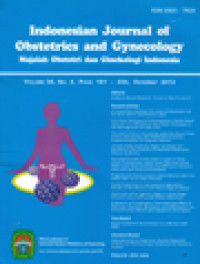 Majalah Obstetri dan Ginekologi Indonesia Volume 36 No. 4 Halaman 161 - 220 Oktober 2012