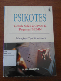 Image of Psikotes : Untuk Seleksi CPNS & Pegawai BUMN
