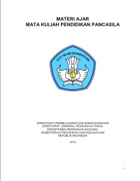 Image of (E-Book) MATERI AJAR MATA KULIAH PENDIDIKAN PANCASILA